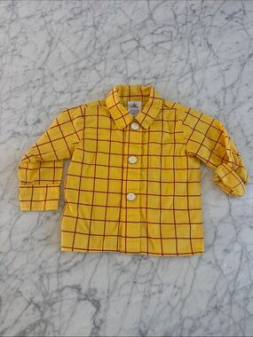 Disney Pixar Woody Costume Shirt Sz 18/24 Mo